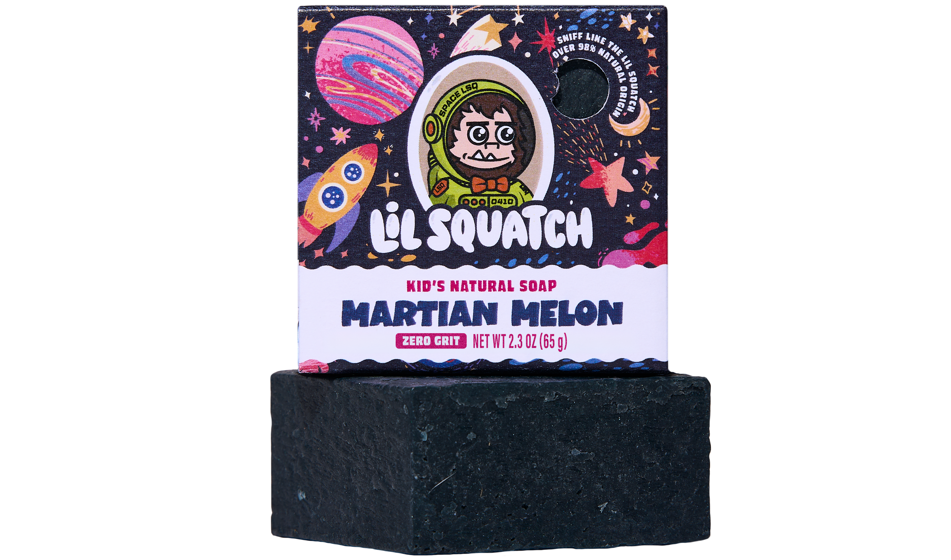 Lil' Squatch Martian Melon Mini 2.3oz Bar Soap