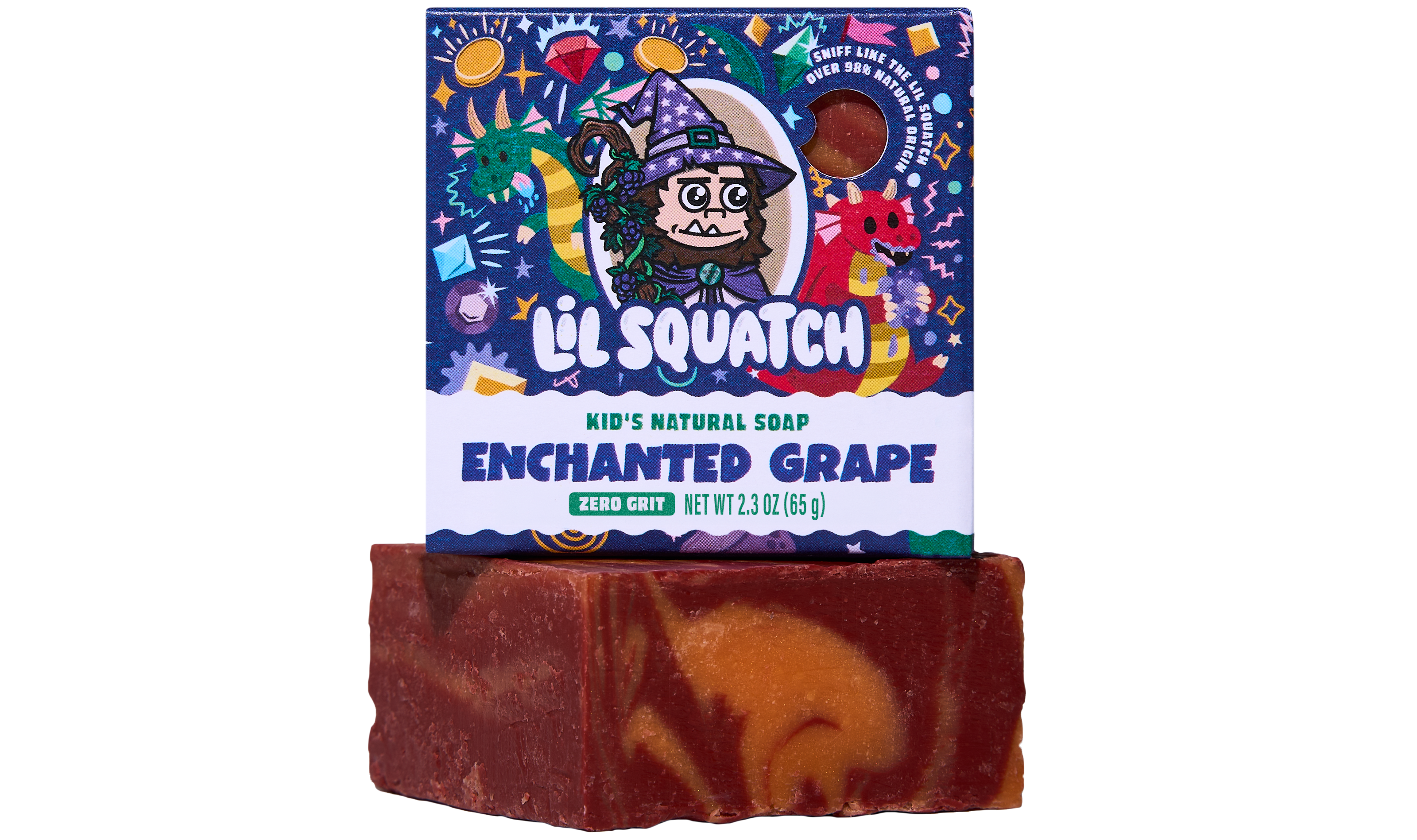 Lil' Squatch Enchanted Grape Mini 2.3oz Bar Soap 6-Pack