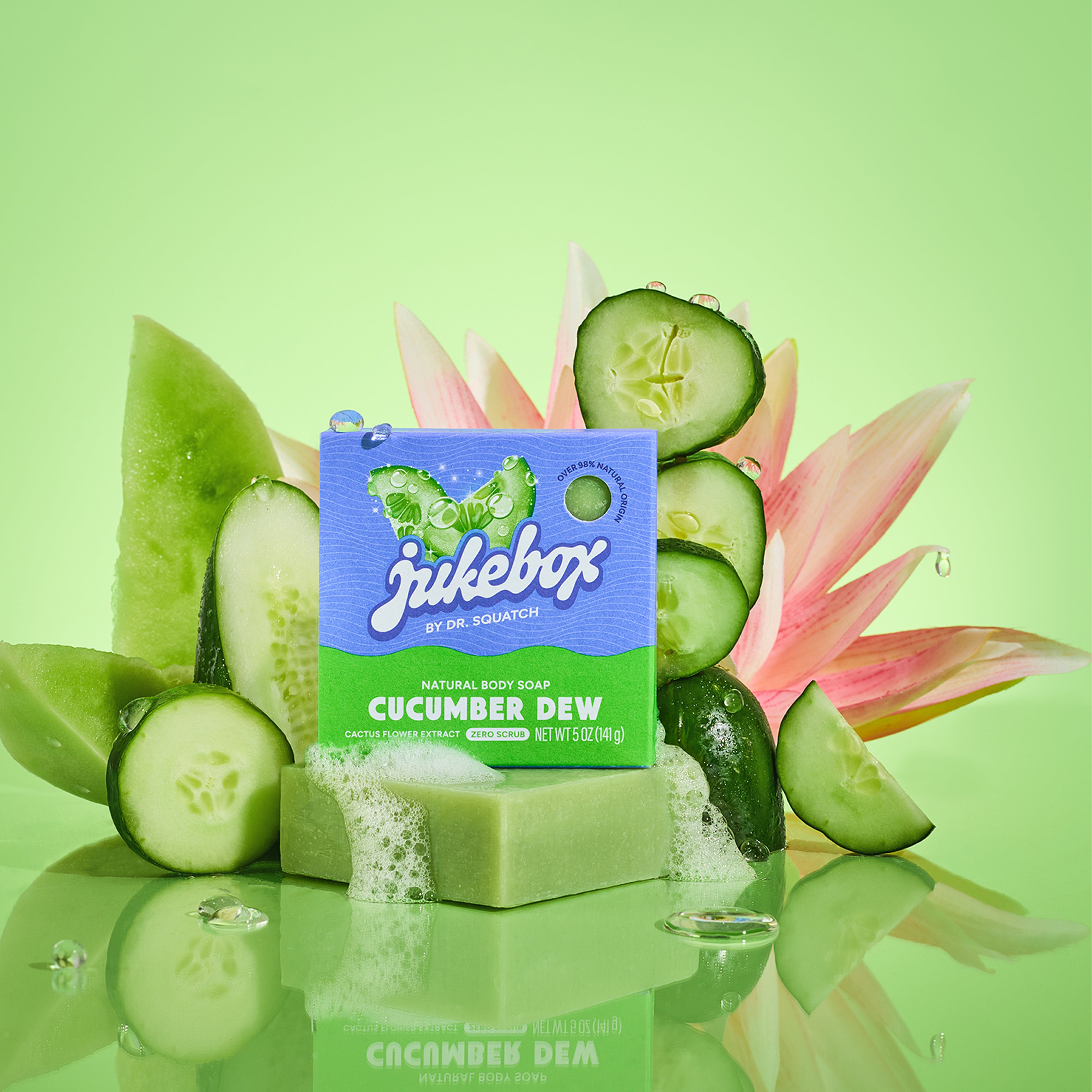 Cucumber Dew Body Soap 6 Units