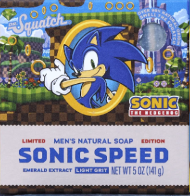 Sonic Speed 5oz Bar Soap